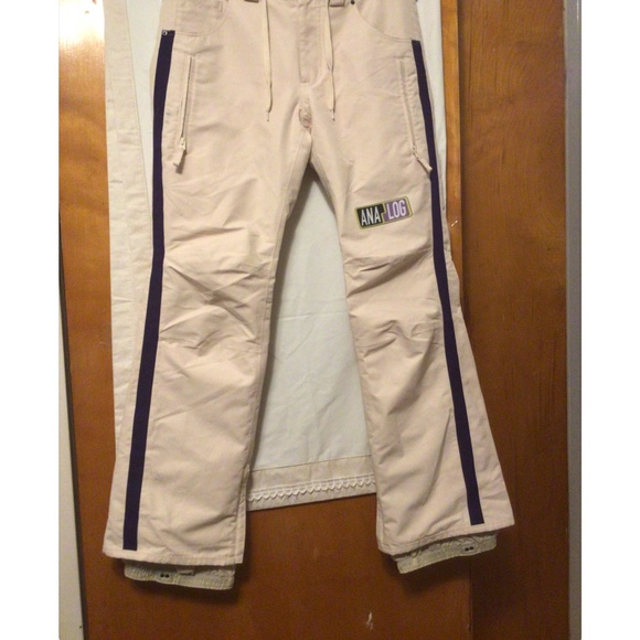 ANALOG SKI PANTS WITH ZIP OPENING AT THE ANKLE SZ L - Picture 4 of 10